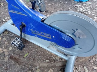 Bicicleta de Spinning Salter M-844 Azul y Gris