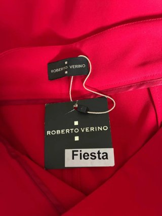 Pantalón ancho Roberto Verino fucsia