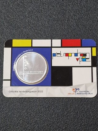 Moneda 5 Euros Países Bajos 2022 Piet Mondriaan