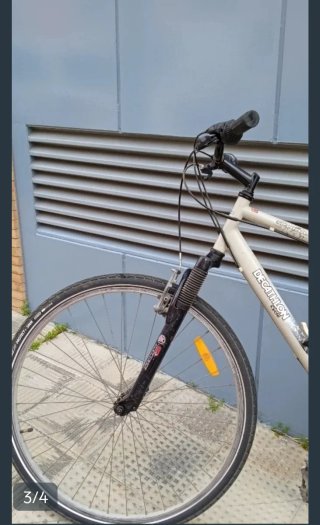 Bicicleta de adulto blanca