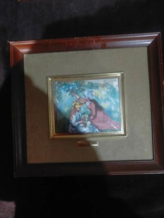 2 Reproducciones Esmalte de Renoir.