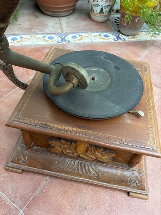 Tocadiscos Antiguo Gramófono