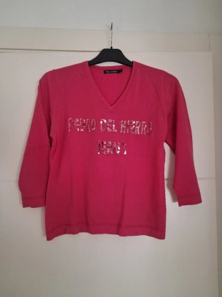 Jersey Pedro del Hierro lentejuelas rosa