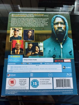Luke Cage Season 1 Steelbook Blu-ray Zavvi UK