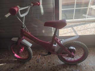 Bicicleta infantil niña rosa