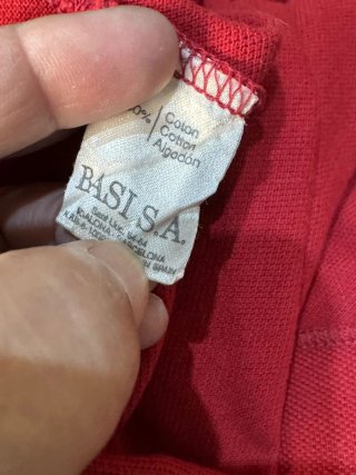 Camiseta Lacoste Piqué Roja Talla M