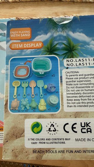 Pack flotador bebé y juguetes de playa