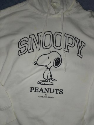 Sudadera Snoopy Blanca