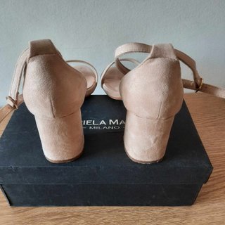 Sandali GABRIELA MARIONI scamosciato beige tg. 38