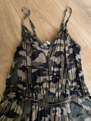 Mono corto tirantes finos camuflaje Talla S