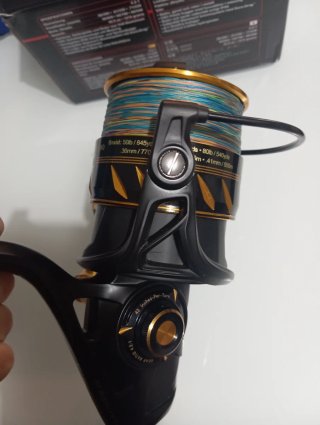 Carrete new pesca brumero traina canna suenelos lb