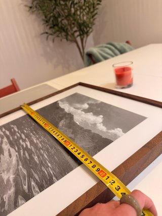 Cuadros de tendencia en madera y cristal.