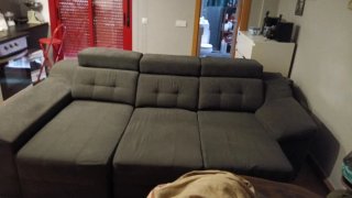 Sofá Chaiselongue Cama Gris