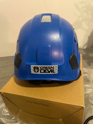 Casco da lavoro blu Mervex Vent