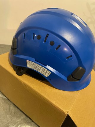 Casco da lavoro blu Mervex Vent
