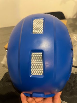Casco da lavoro blu Mervex Vent