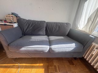 Sofá de 2 plazas gris