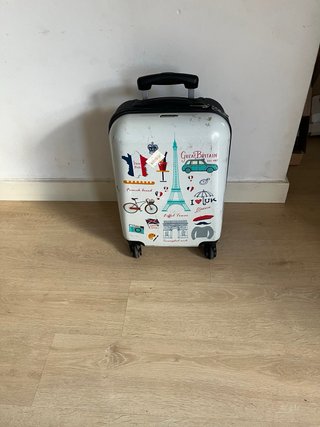 Maleta John Travel azul, también en morado y dibuj