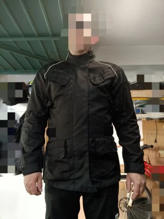 Casaco de Motociclismo Preto marca Bering