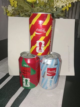 3 Latas Coca-Cola FIFA SPAGNA PORTOGALLO ARGENTINA