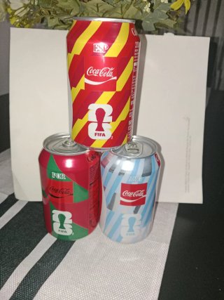 3 Latas Coca-Cola FIFA SPAGNA PORTOGALLO ARGENTINA