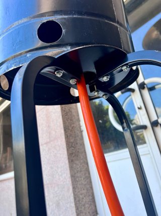 Estufa de Gas Exterior Negra