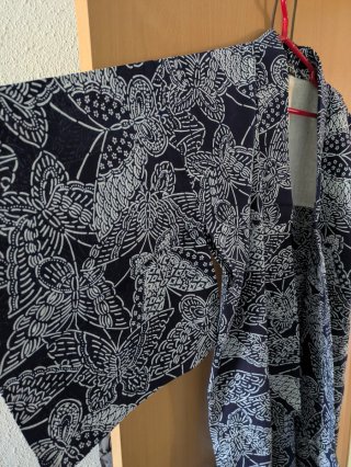 Kimono de algodón estampado