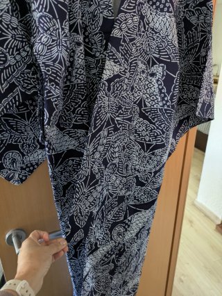 Kimono de algodón estampado