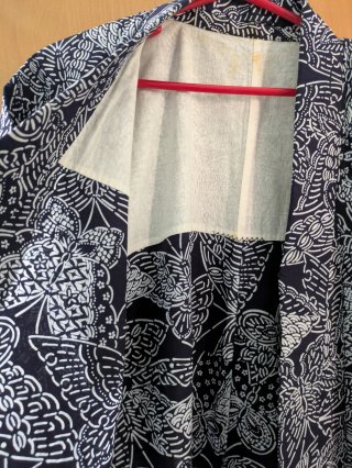 Kimono de algodón estampado