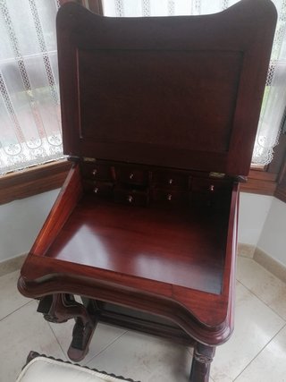 Antiguo Escritorio Davenport con Banco