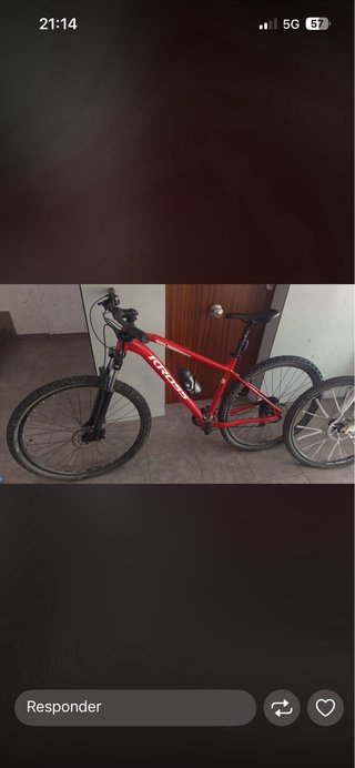 Bicicleta Kross Roja