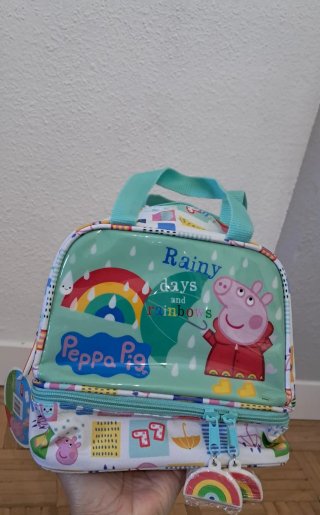 Mochila Peppa Pig con carro y neceser