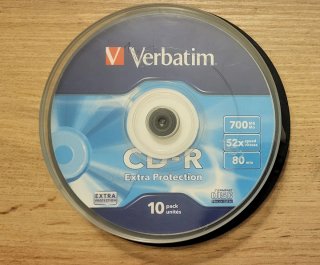 9 CD-R Verbatim Extra Protection 700MB 52x