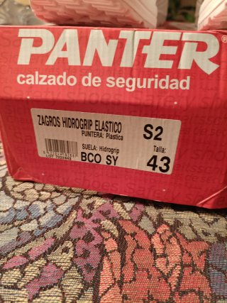 Zapatos de seguridad Panter blancos