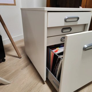 Cajonera Archivador Malm Ikea Blanca
