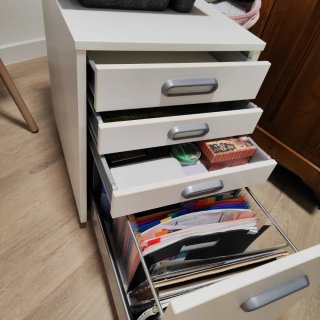 Cajonera Archivador Malm Ikea Blanca