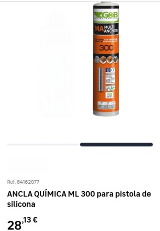 Taco químico G&B MA Multi Anchor 300