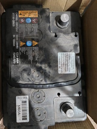 Batería CMF60L-DIN 12V 60Ah Hyundai