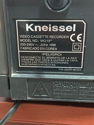 Reproductor VHS Kneissel VK219