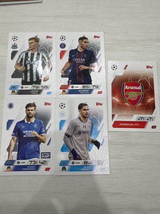 Lote Cartas Match Attax Especiales