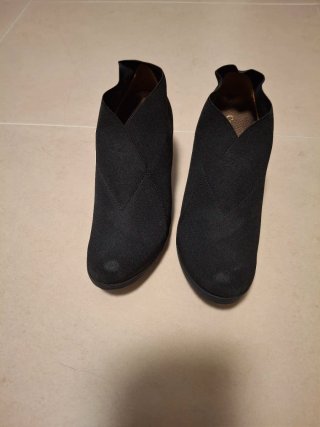 Zapatos botín negros elásticos