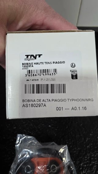 Bobina Alta Piaggio Typhoon/NRG/Storm  Marca TNT.