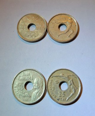 Monedas 25 Pesetas JJOO Barcelona 92