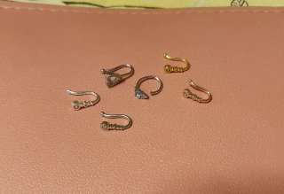 Set 6 Piercing Naso Finti