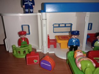 Playmobil 123-Lote Comisaria Maletín 9382...