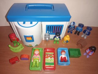 Playmobil 123-Lote Comisaria Maletín 9382...
