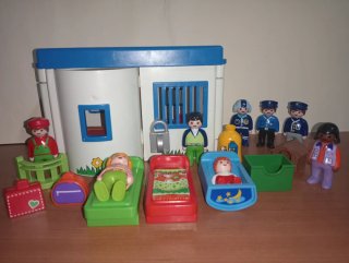 Playmobil 123-Lote Comisaria Maletín 9382...