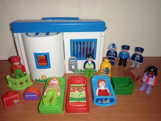 Playmobil 123-Lote Comisaria Maletín 9382...