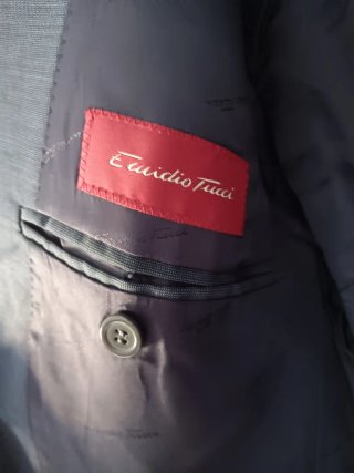 Chaqueta de traje azul marino