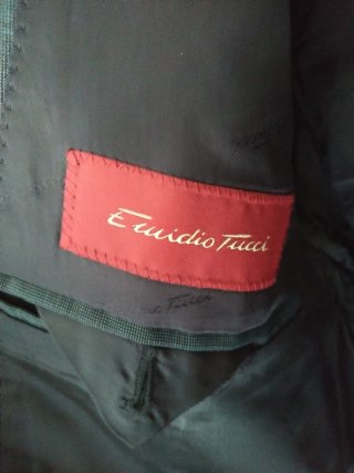 Chaqueta de traje azul marino